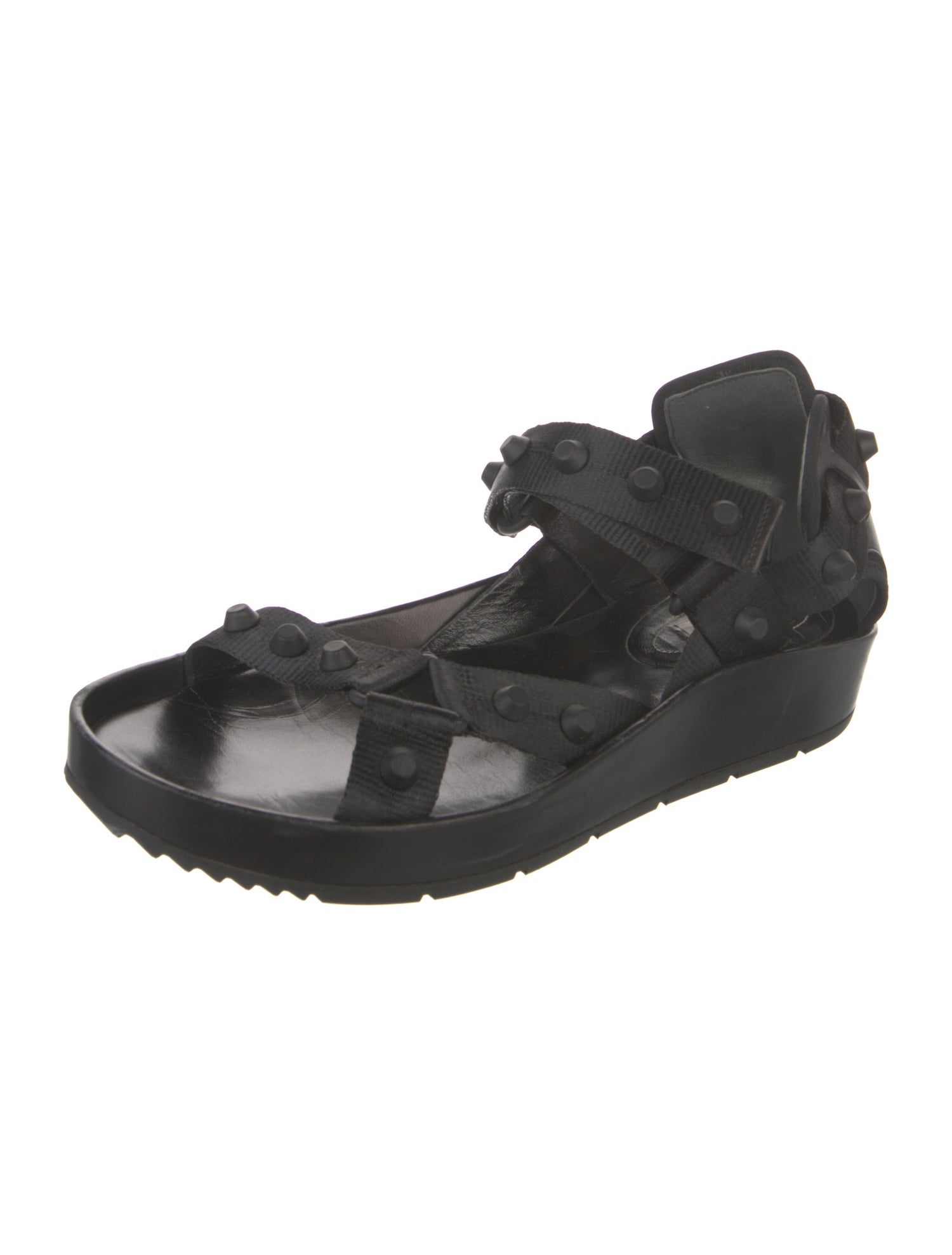 Balenciaga Gladiator Leather Sandals