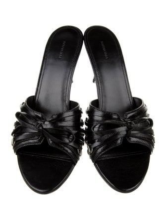 Balenciaga Leather Slides
