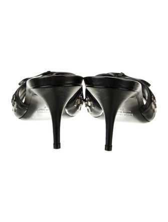 Balenciaga Leather Slides