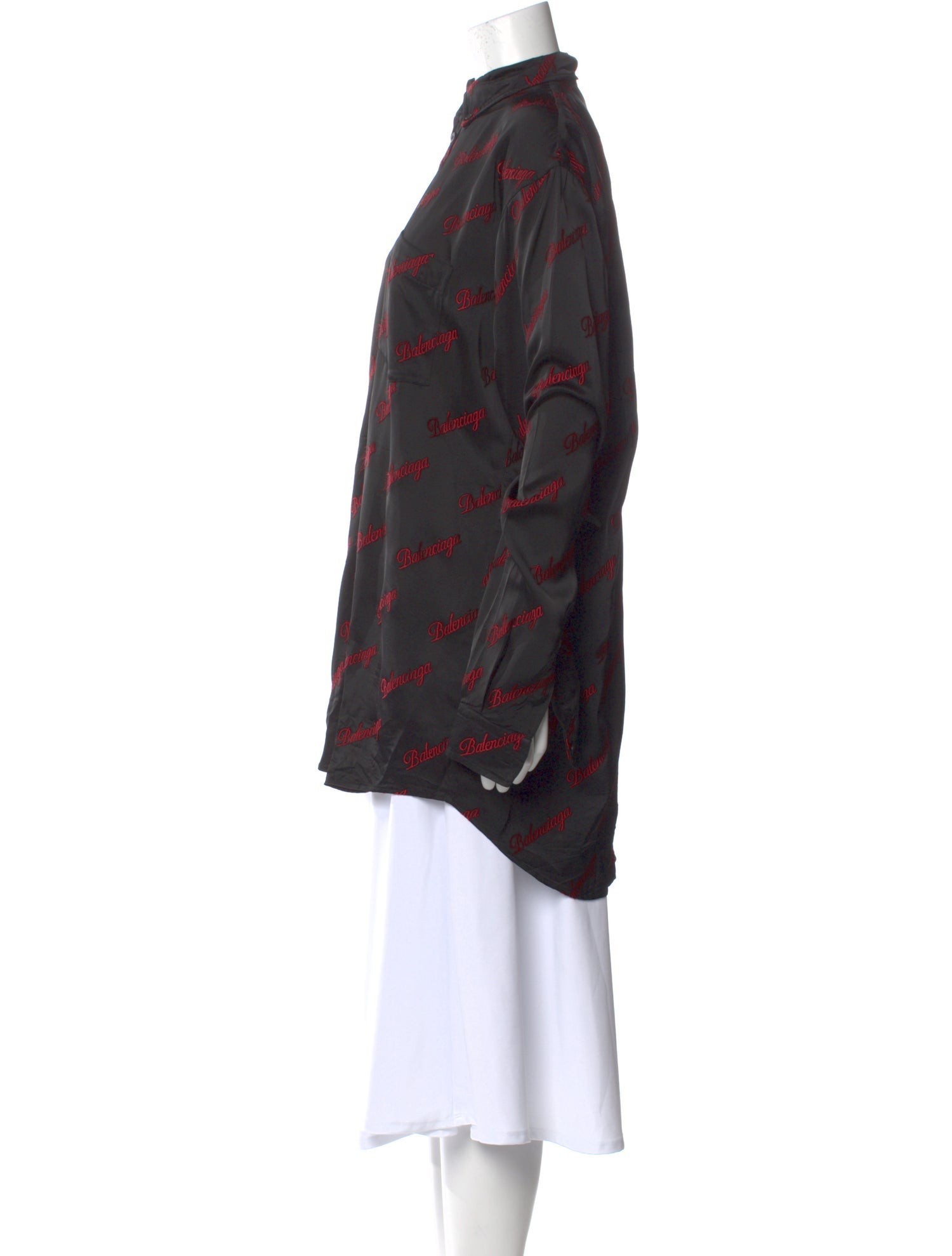 Balenciaga 2021 Printed Tunic