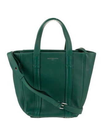 Balenciaga Leather Bazar XXS Shopper Tote
