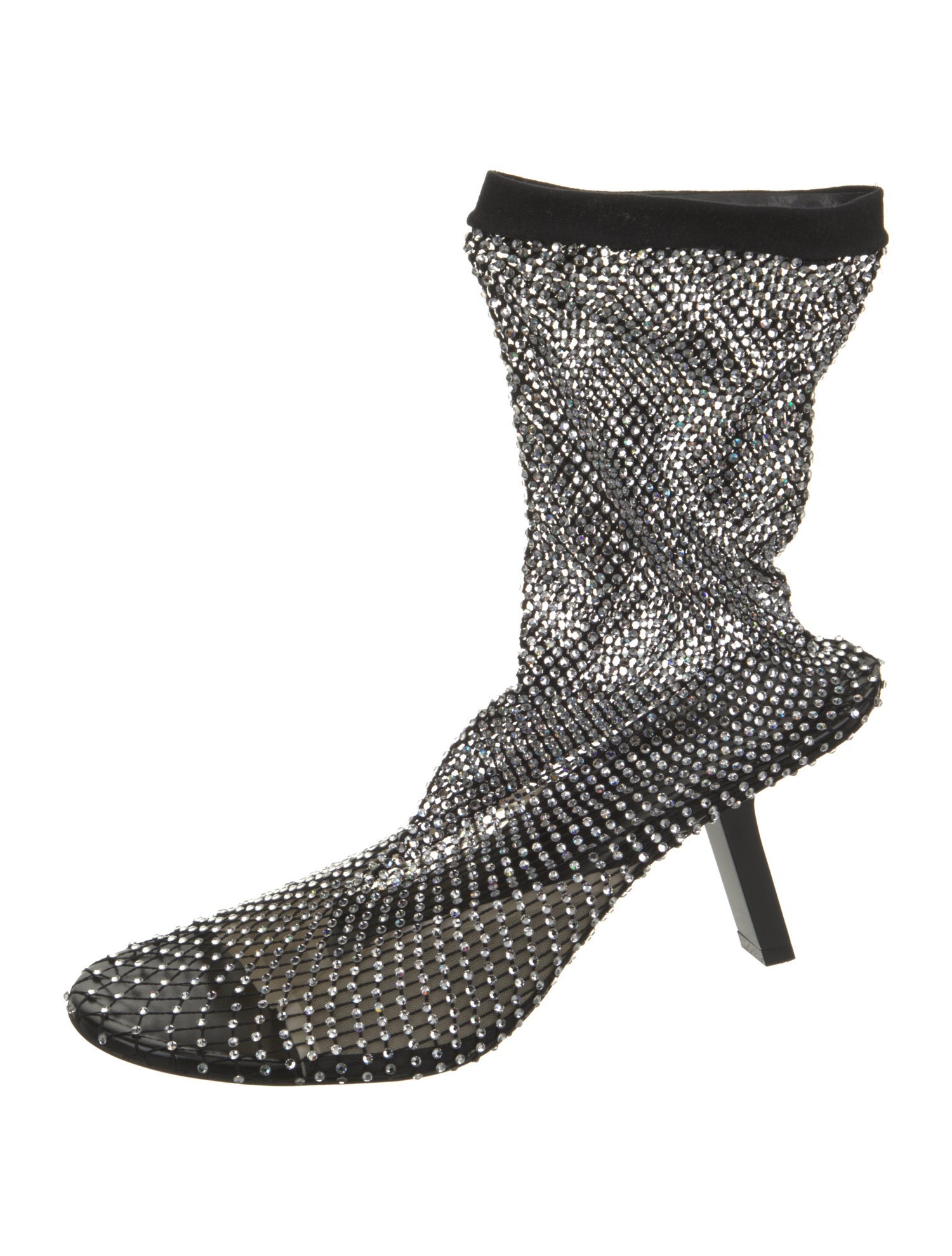 Balenciaga Crystal Embellishments Sock Boots