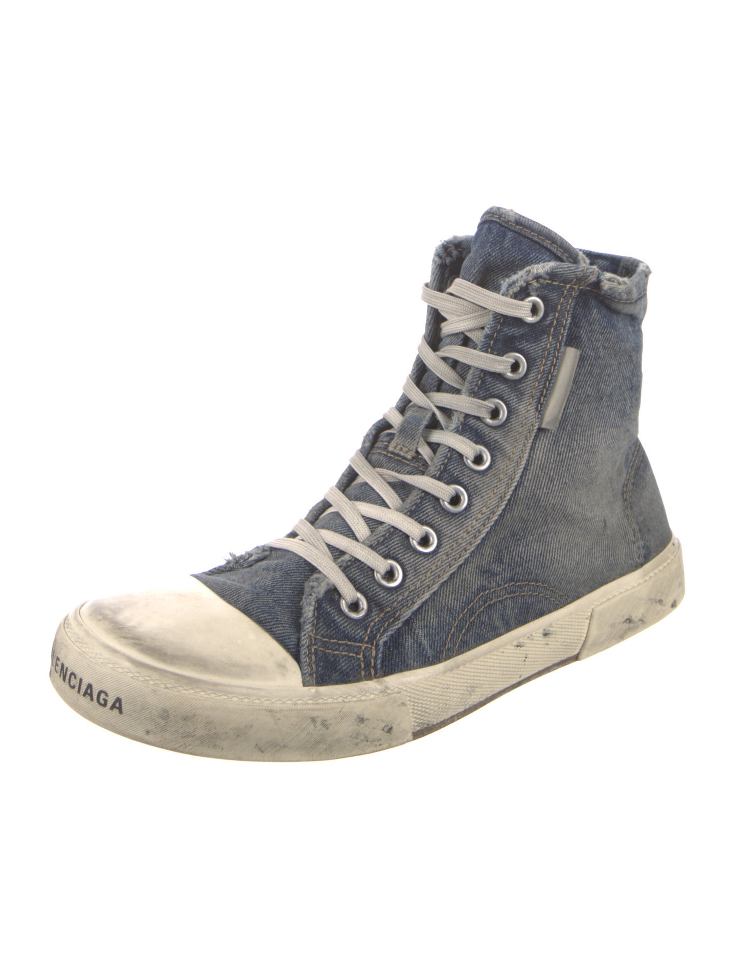 Balenciaga Paris 'Destroyed Denim' Sneakers