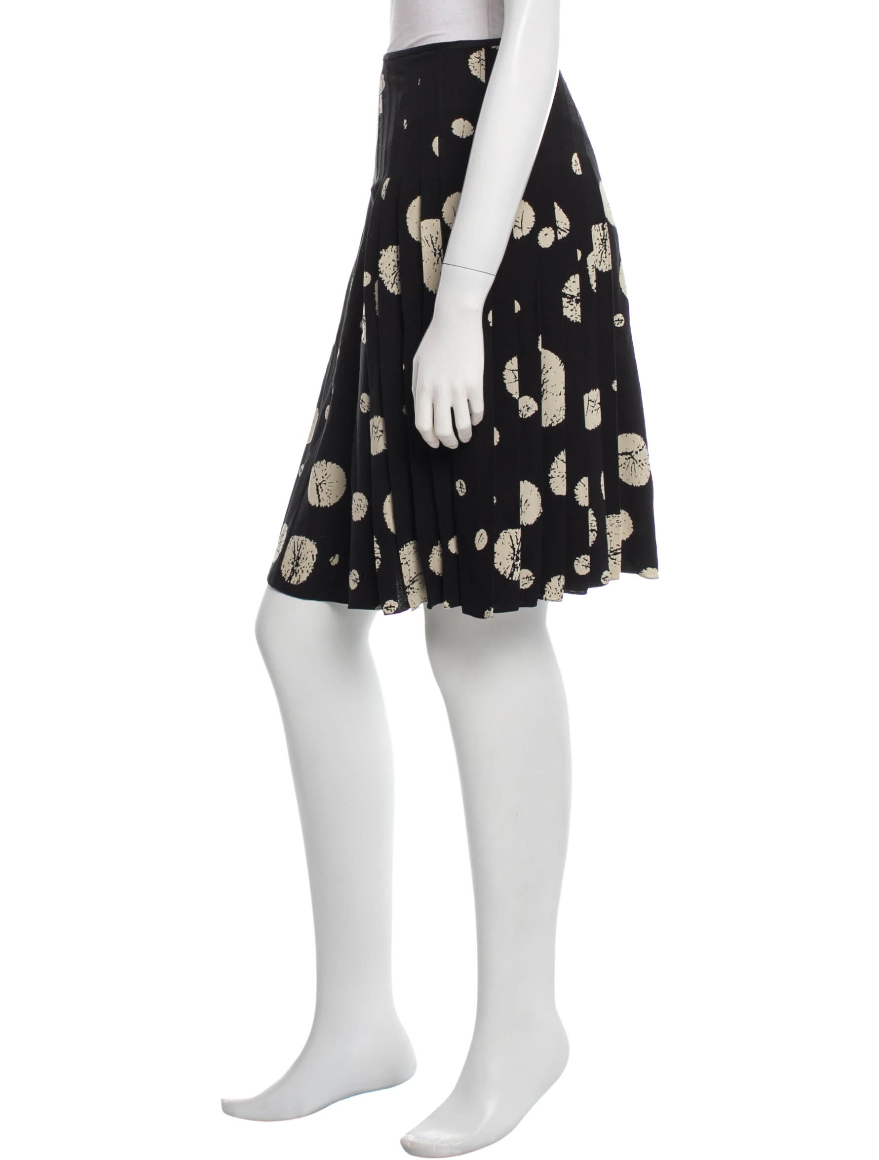 balenciaga polka dot pleated skirt clothing bal36098 balenciaga polka dot pleated skirt clothing bal36098