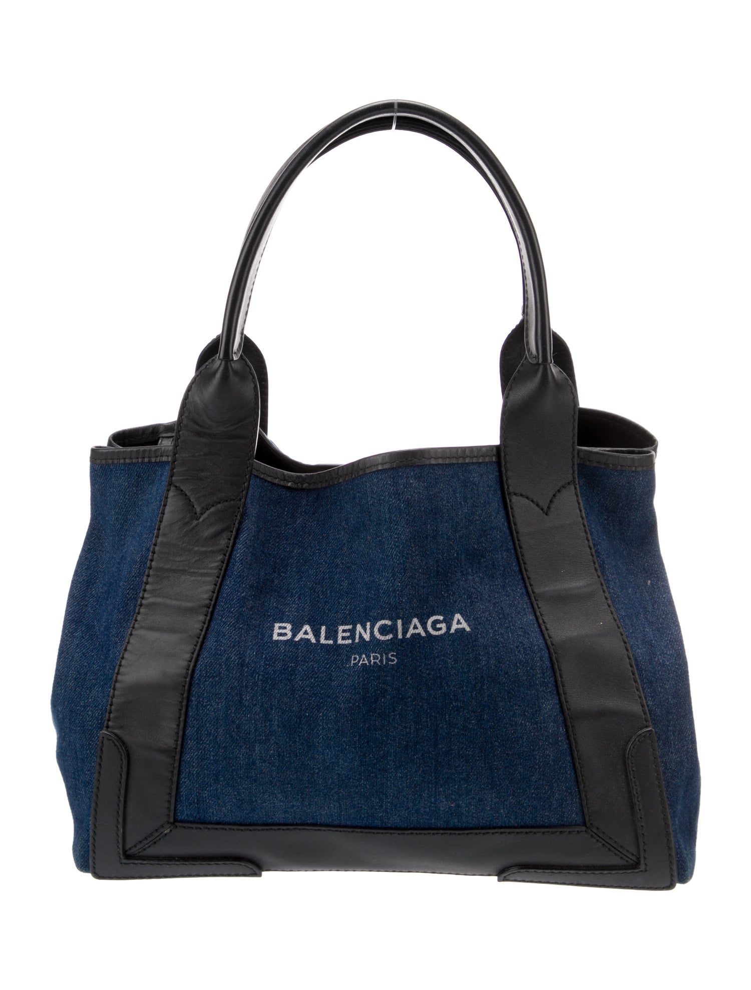 Balenciaga Denim Top Handle Bag Small
