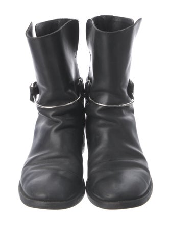 Balenciaga Leather Moto Boots
