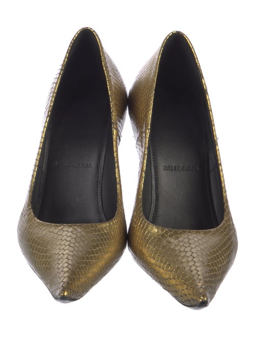 Balenciaga Snakeskin Animal Print Pumps