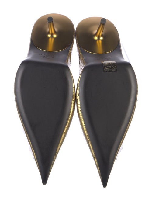 Balenciaga Snakeskin Animal Print Pumps