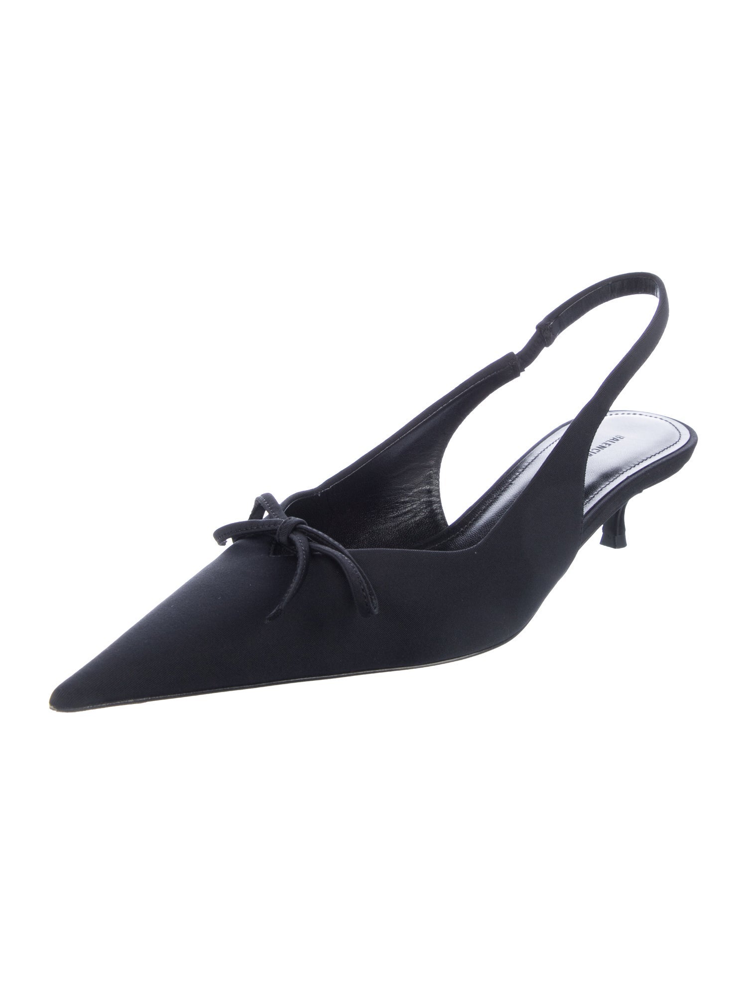 Balenciaga Leather Slingback Pumps