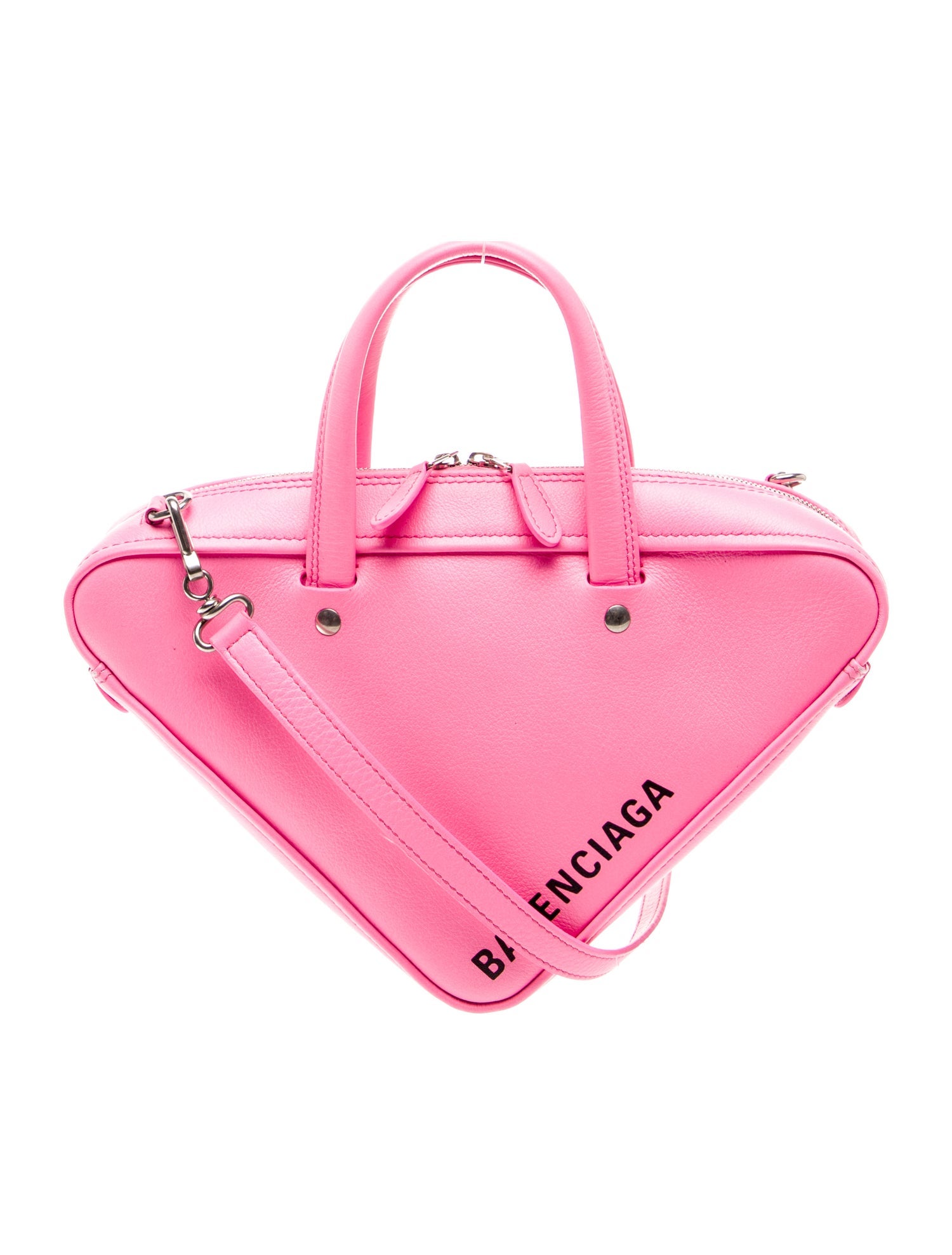 Balenciaga Leather Triangle XS