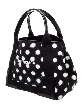 Balenciaga Canvas Navy Cabas Small 2022