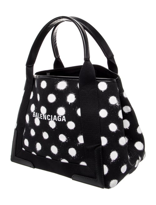 Balenciaga Canvas Navy Cabas Small 2022