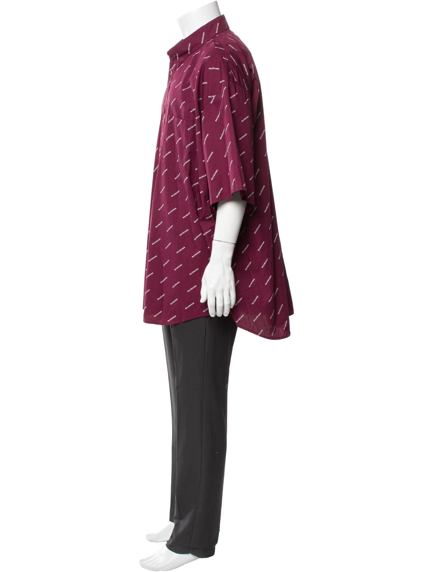 Balenciaga 2019 Signature Logo Shirt
