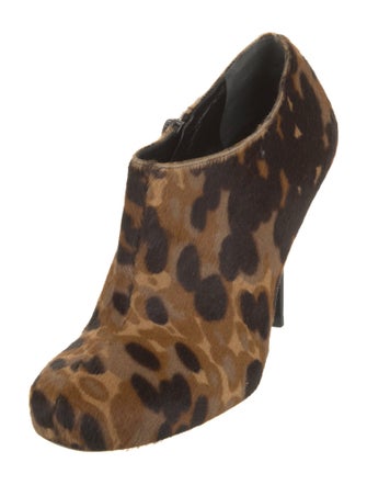 Balenciaga Ponyhair Animal Print Pumps
