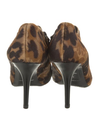 Balenciaga Ponyhair Animal Print Pumps