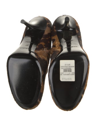 Balenciaga Ponyhair Animal Print Pumps