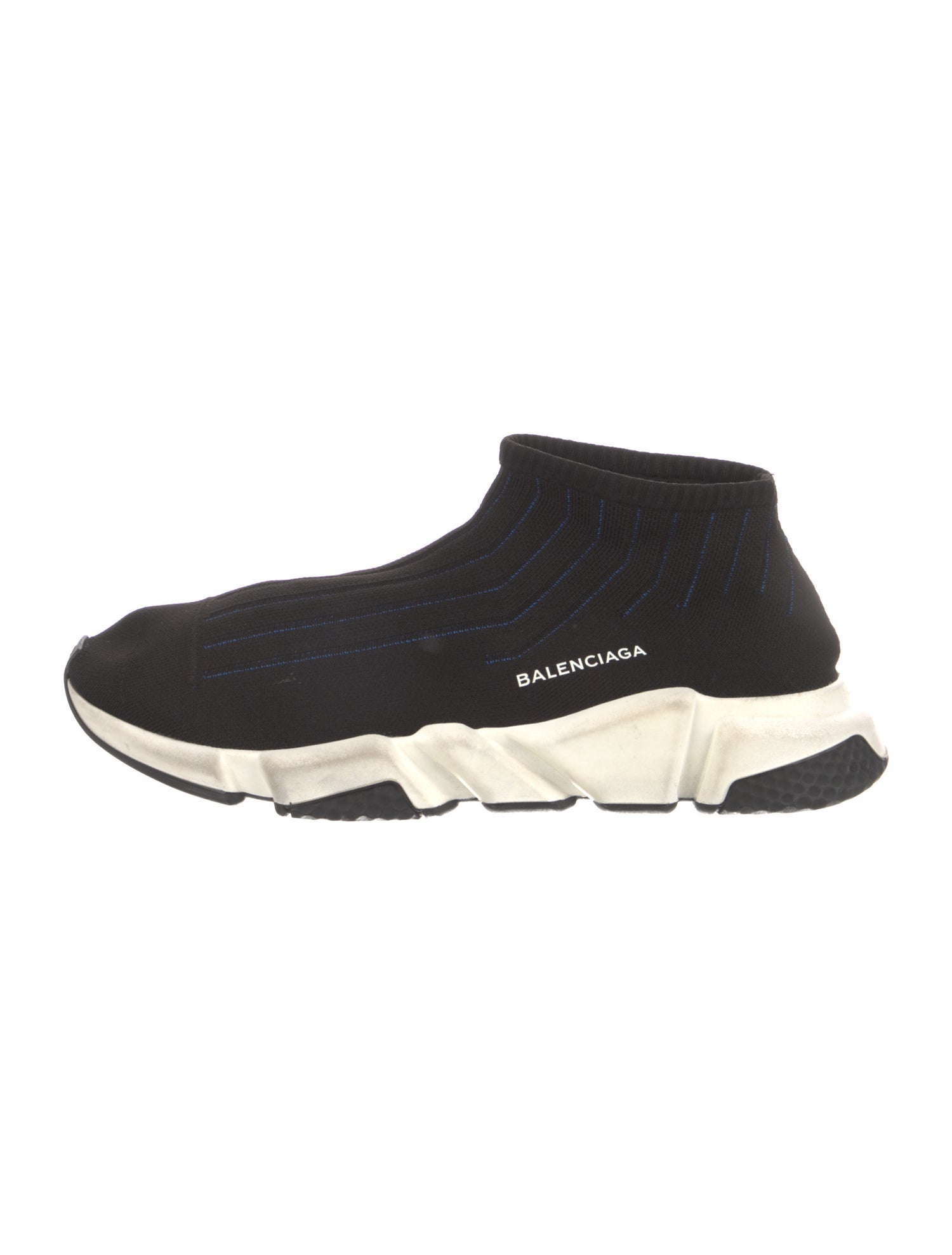 Balenciaga Speed Trainer 'Blue Stripe' Sock Sneakers