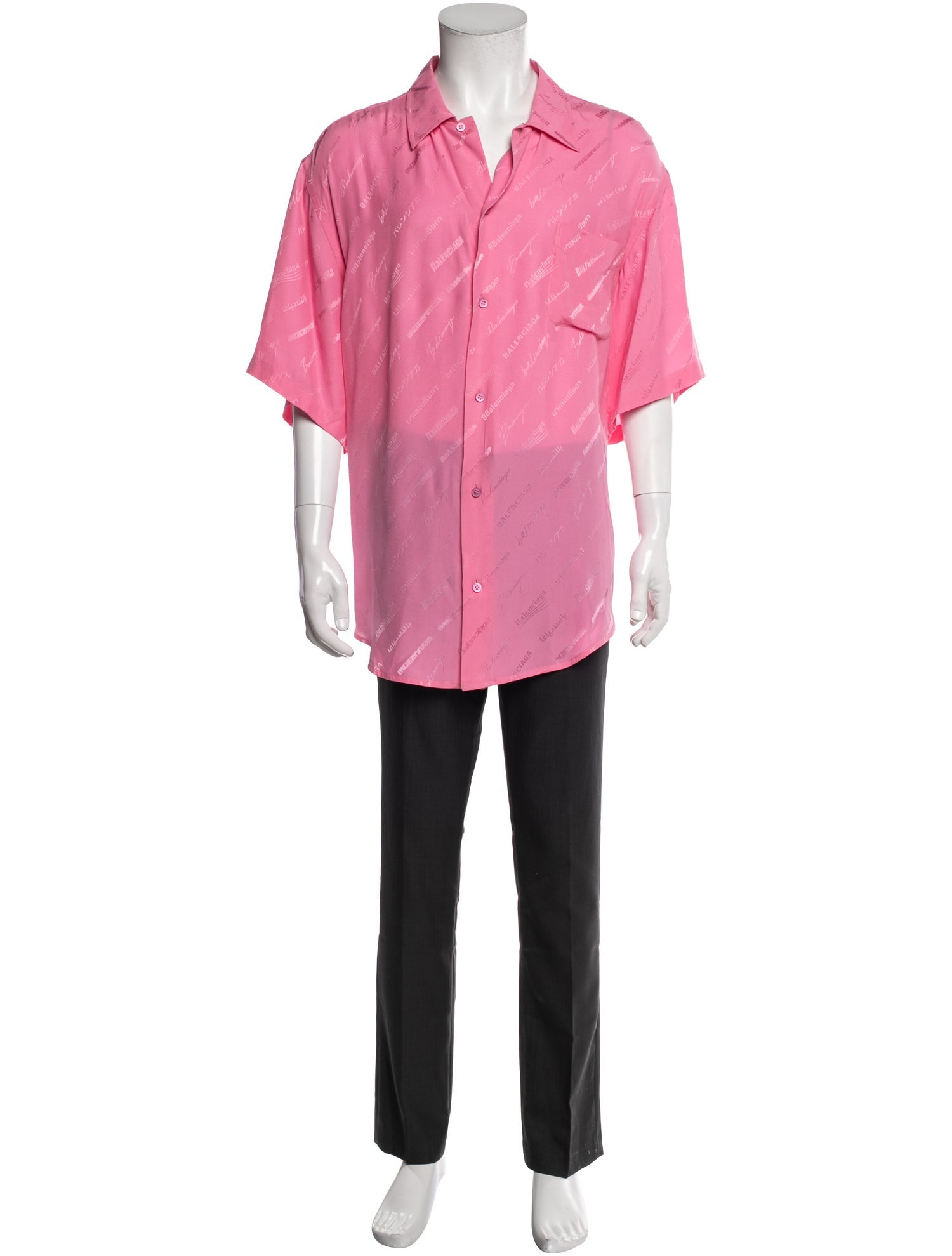 Balenciaga 2023 Silk Shirt w/ Tags
