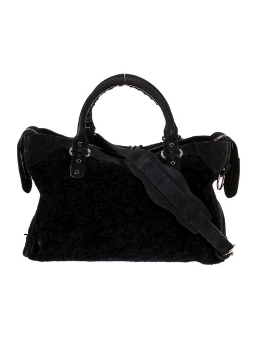 Balenciaga Shearling Motocross Classic City