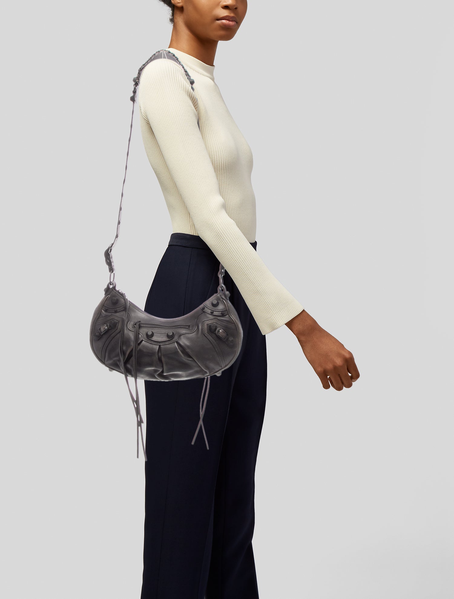 Balenciaga Leather Le Cagole XS Shoulder Bag 2022