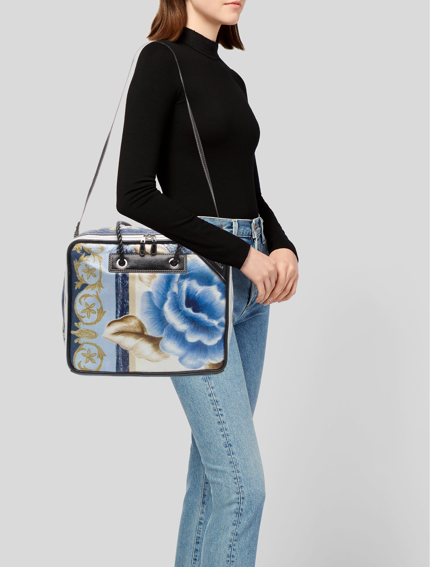 Balenciaga Leather Top Handle Bag