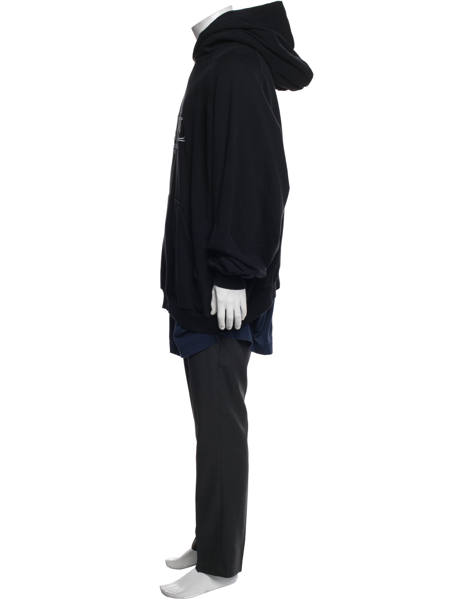 Balenciaga Graphic Print Crew Neck Hoodie