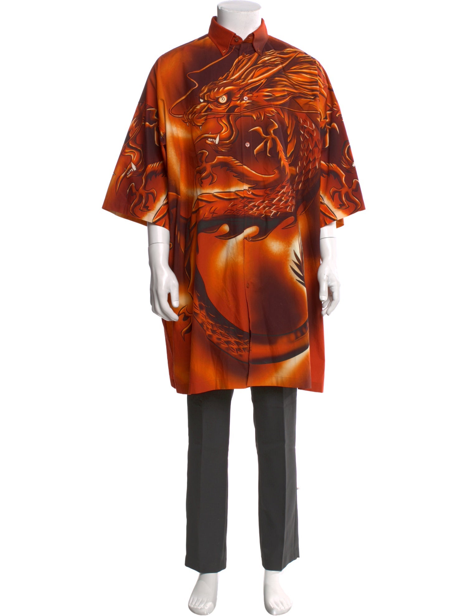 Balenciaga 2017 Printed Shirt