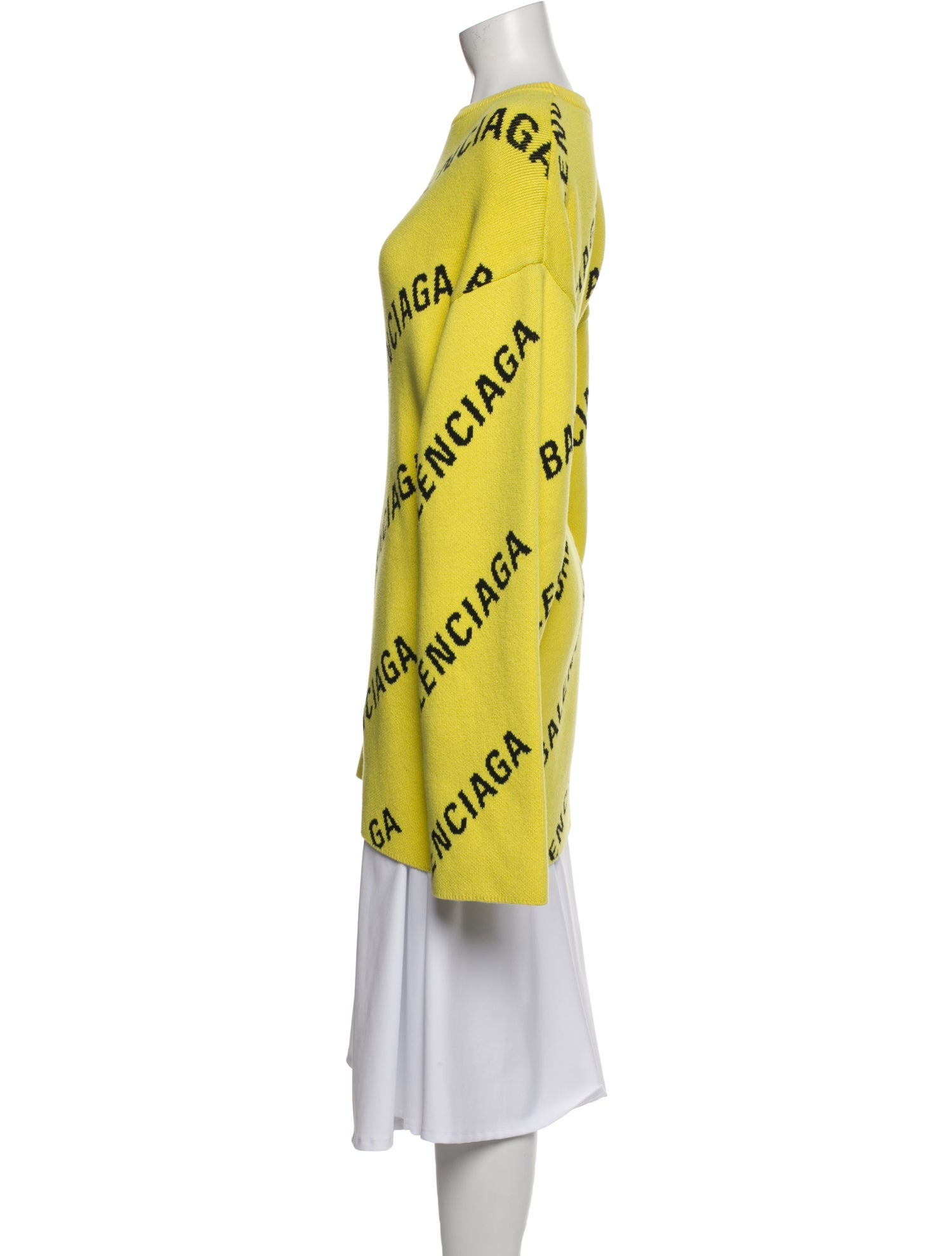 Balenciaga 2020 X All-Over Logo Sweater