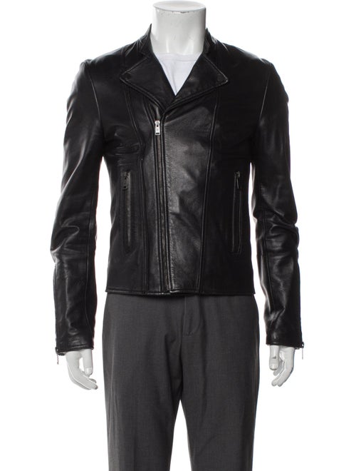 Balenciaga 2012 Lamb Leather Moto Jacket