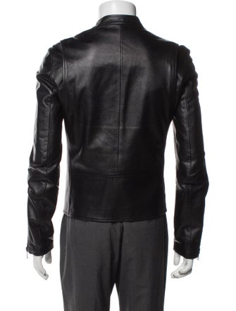 Balenciaga 2012 Lamb Leather Moto Jacket