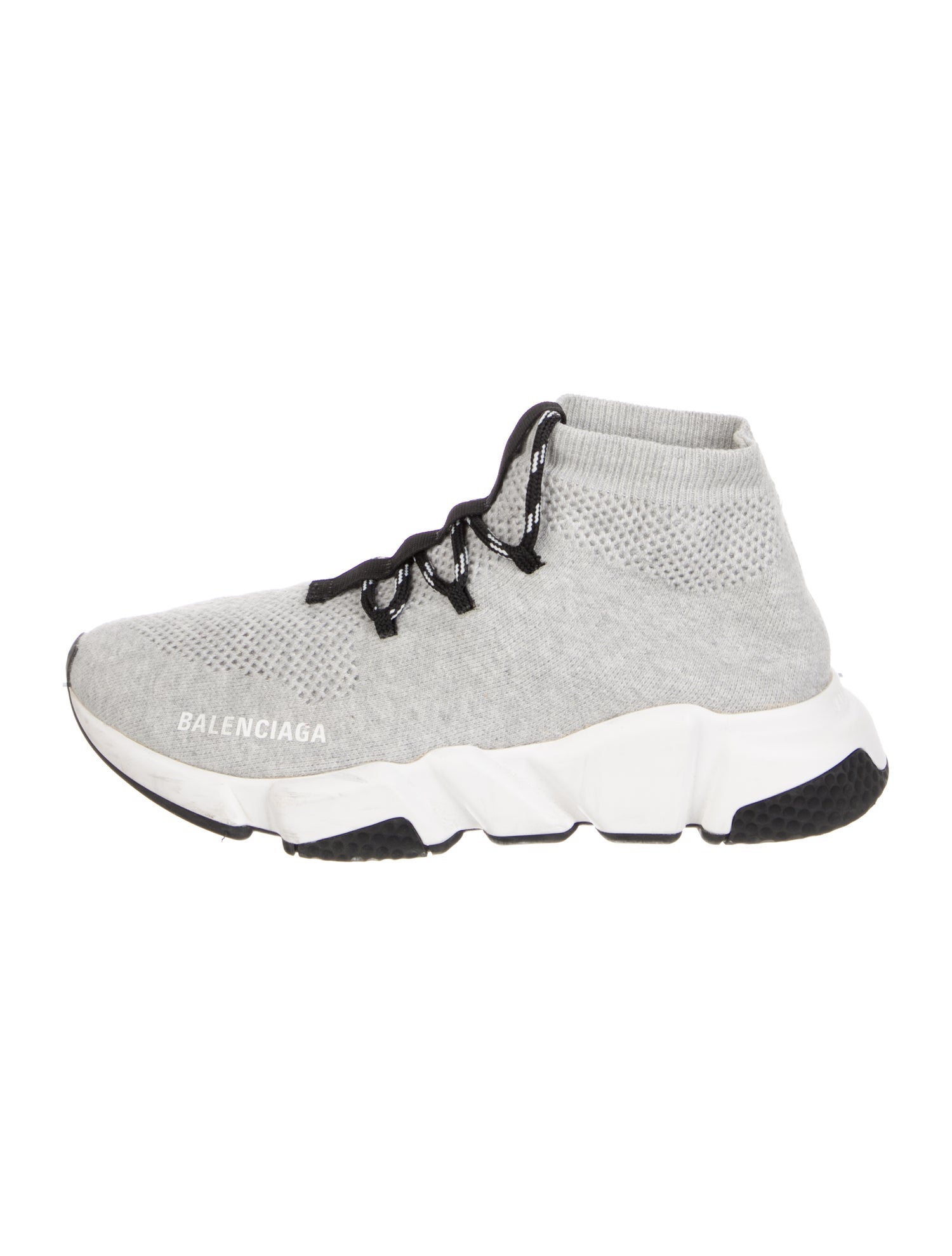 Balenciaga Speed Trainer Lace Up Sock Sneakers