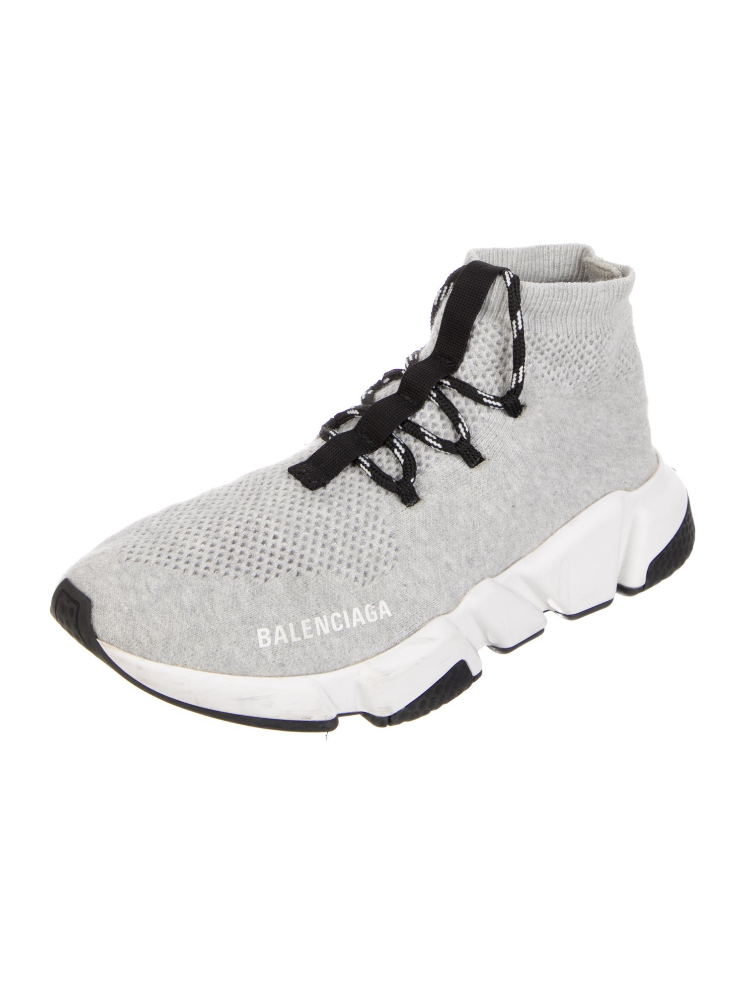 Balenciaga Speed Trainer Lace Up Sock Sneakers