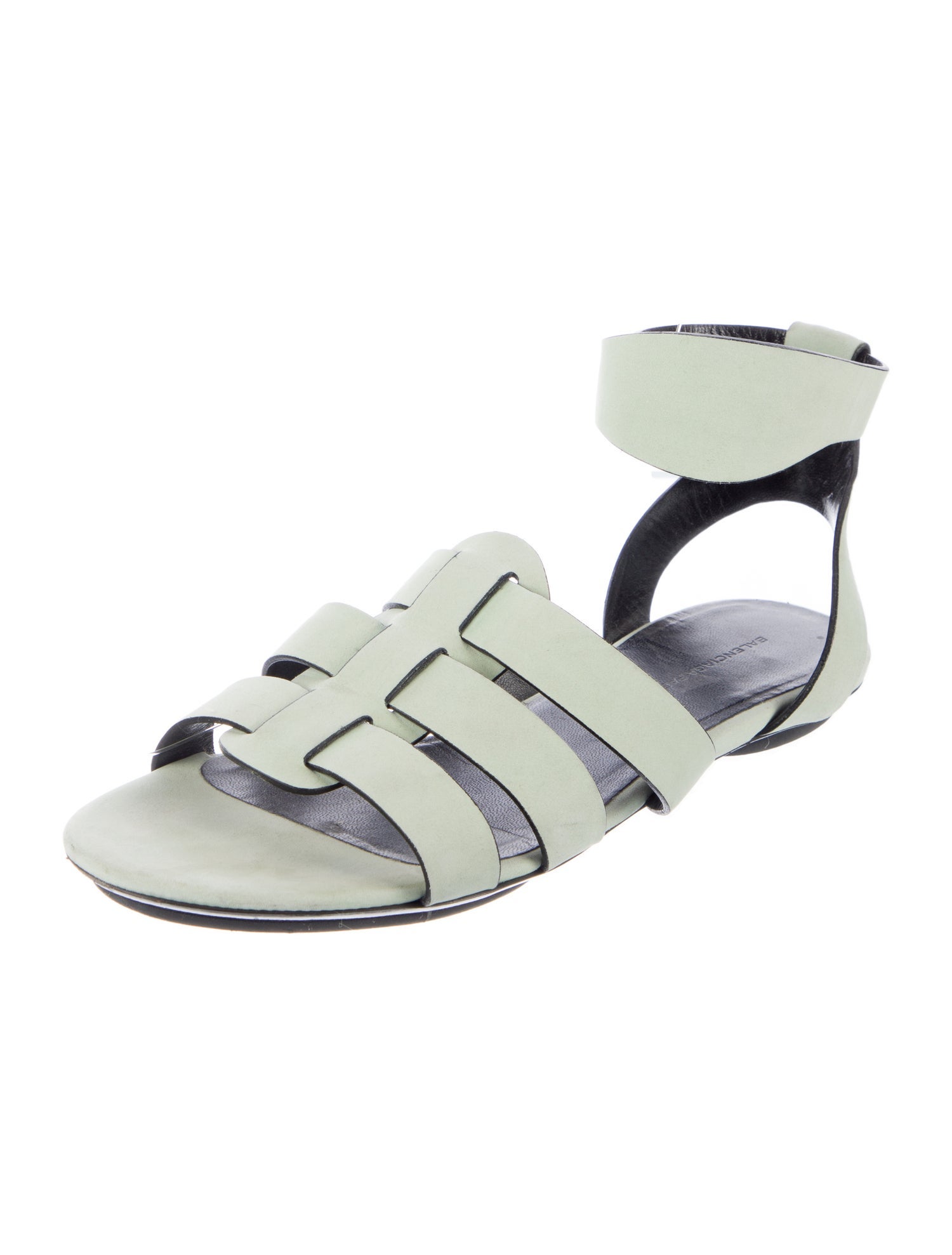 Balenciaga Leather Gladiator Sandals