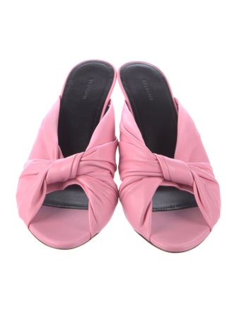 Balenciaga Leather Slides