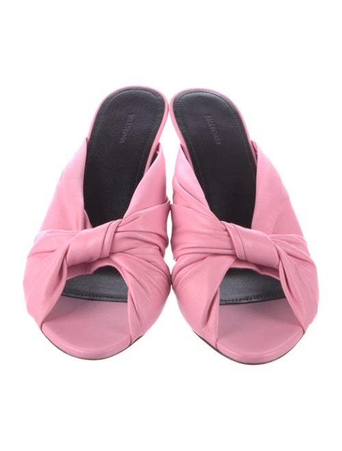 Balenciaga Leather Slides