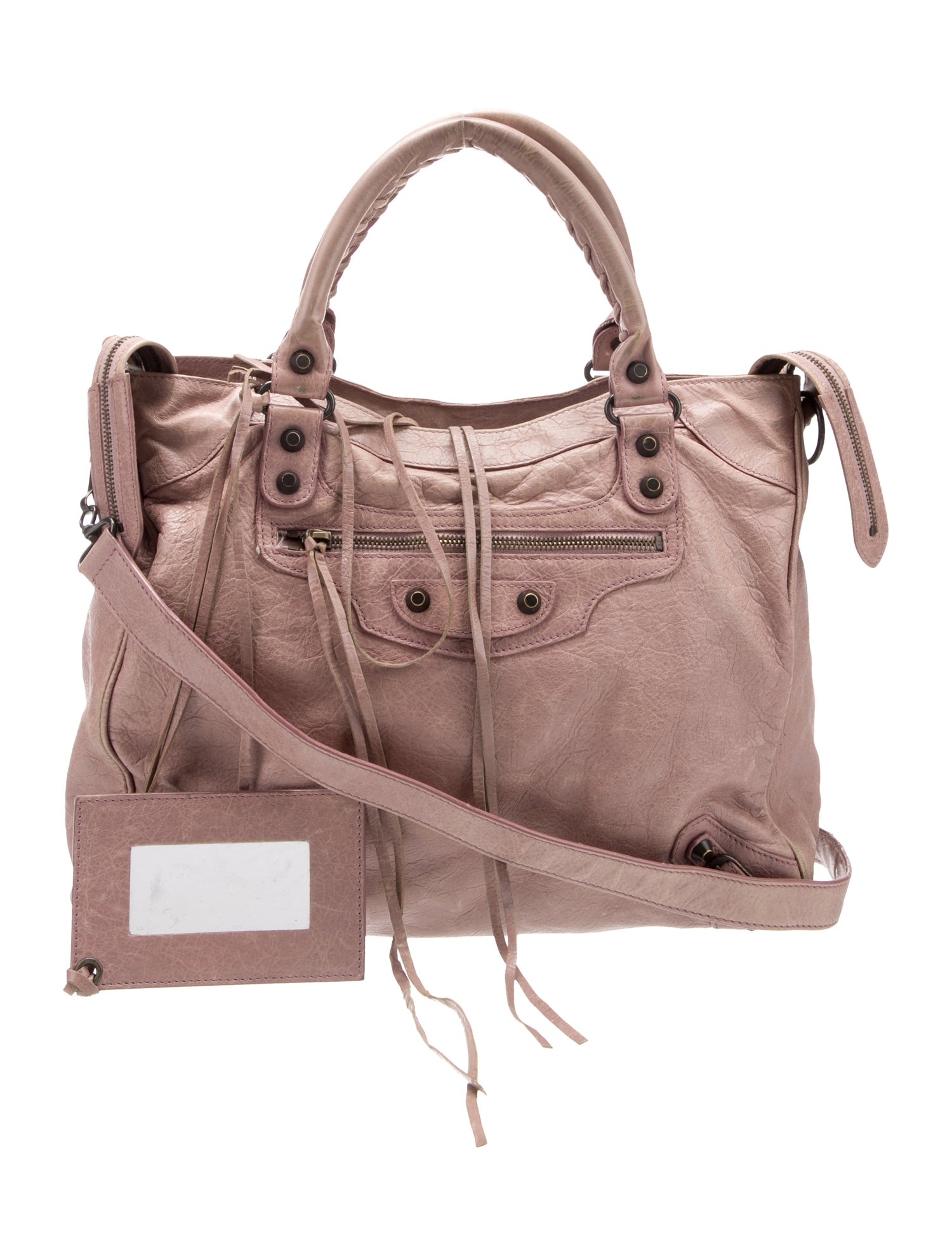 Balenciaga Leather Top Handle Bag