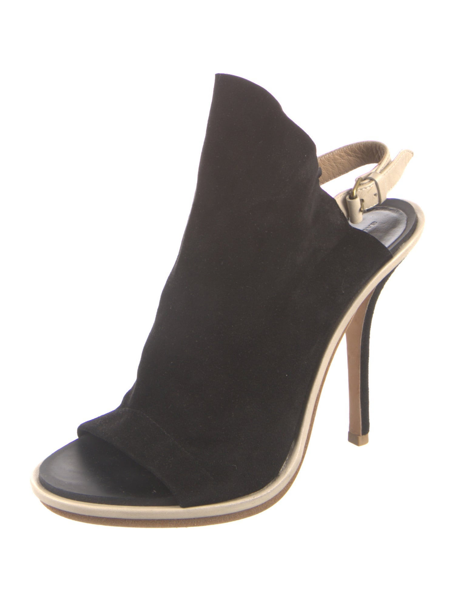 Balenciaga Suede Slingback Pumps