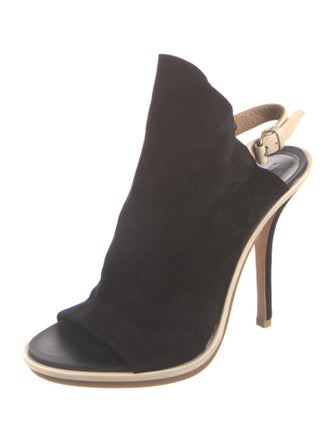 Balenciaga Suede Slingback Pumps