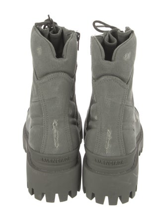 Balenciaga Canvas Combat Boots