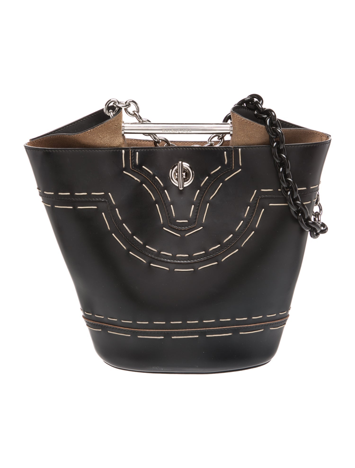 Balenciaga Leather Pick Stitch