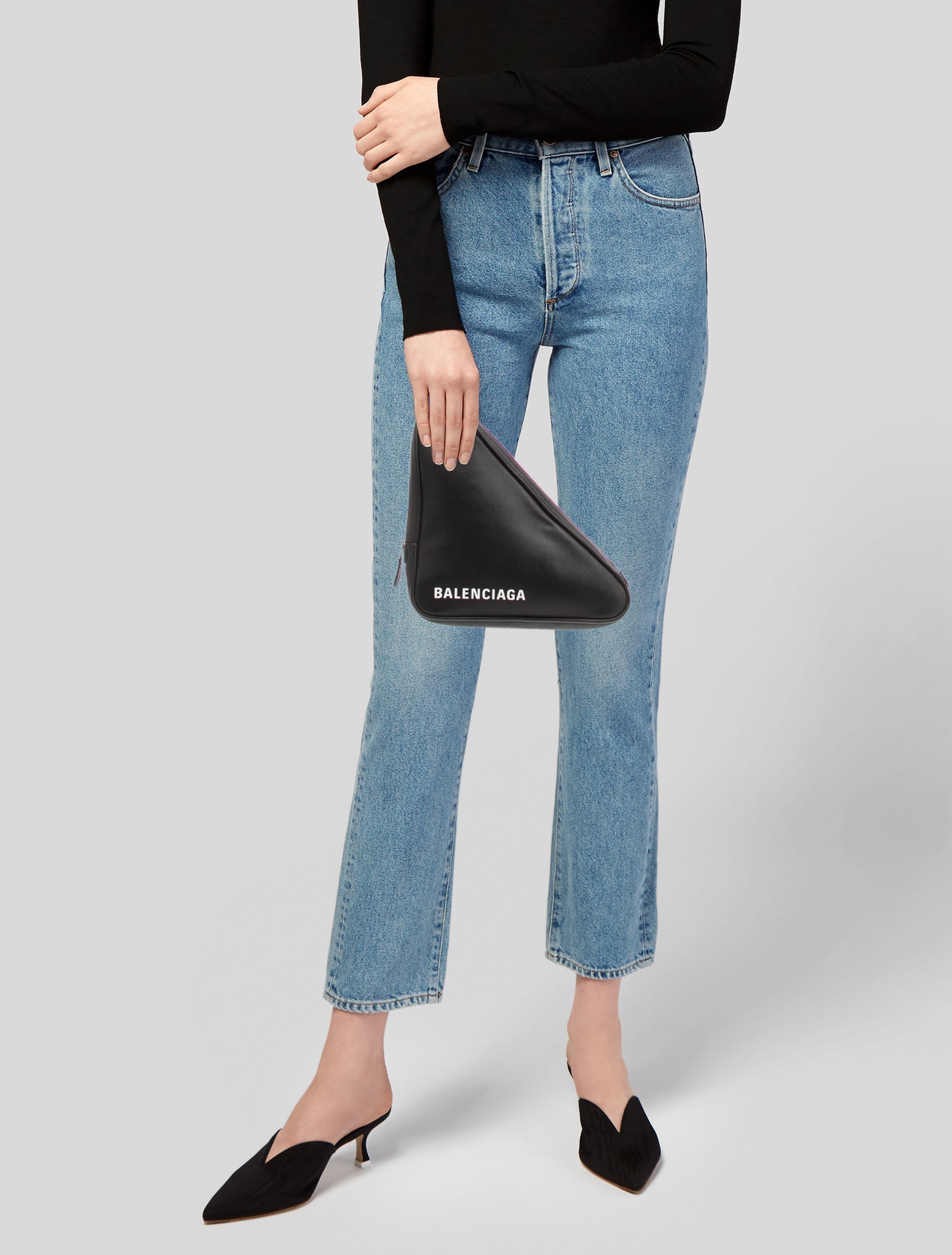 Balenciaga Leather Clutch