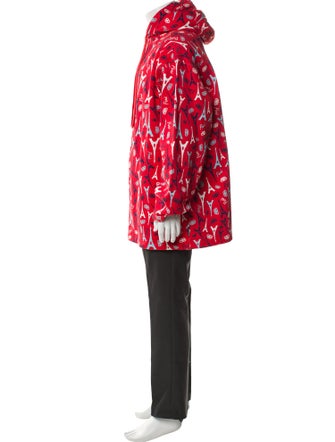 Balenciaga Eiffel Tower Print Printed Hoodie