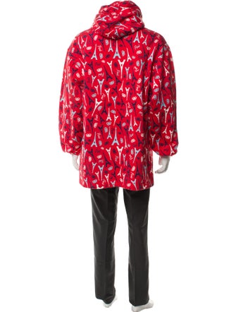 Balenciaga Eiffel Tower Print Printed Hoodie