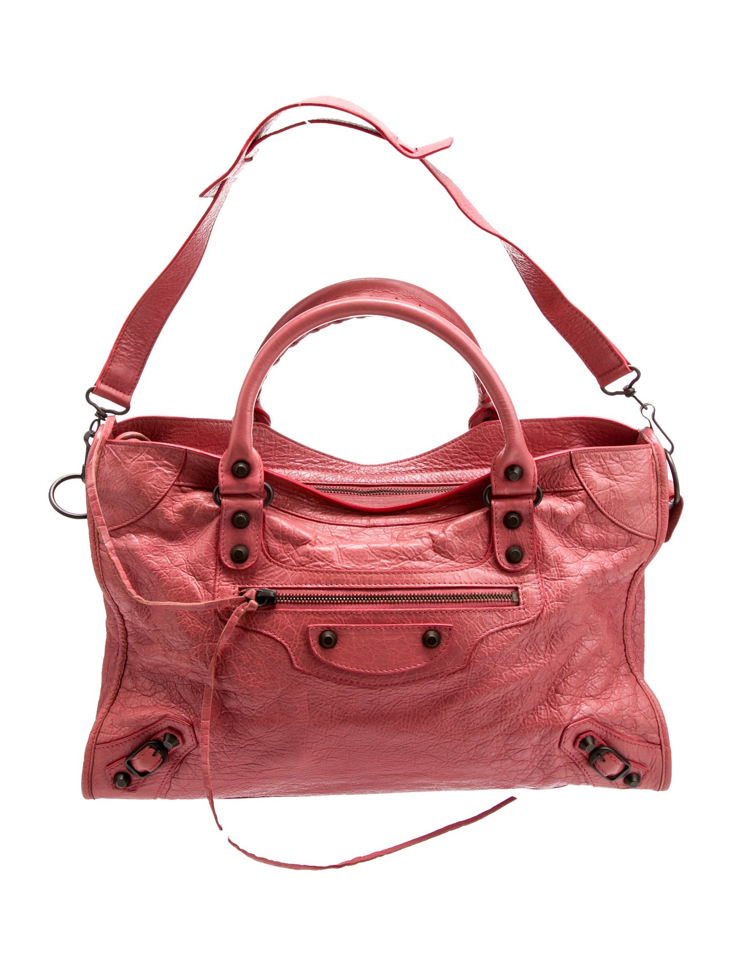 Balenciaga Leather Motocross Classic City