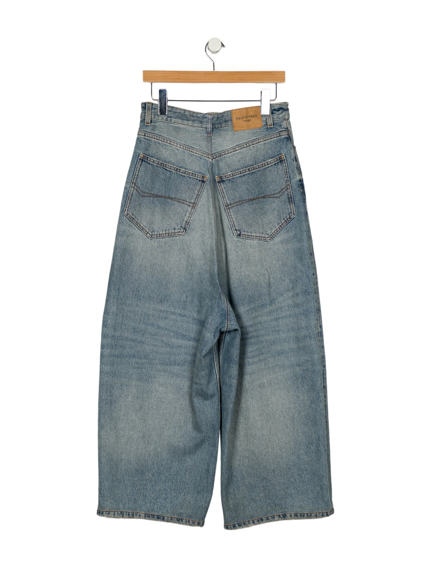 Balenciaga 2022 Wide Leg Jeans