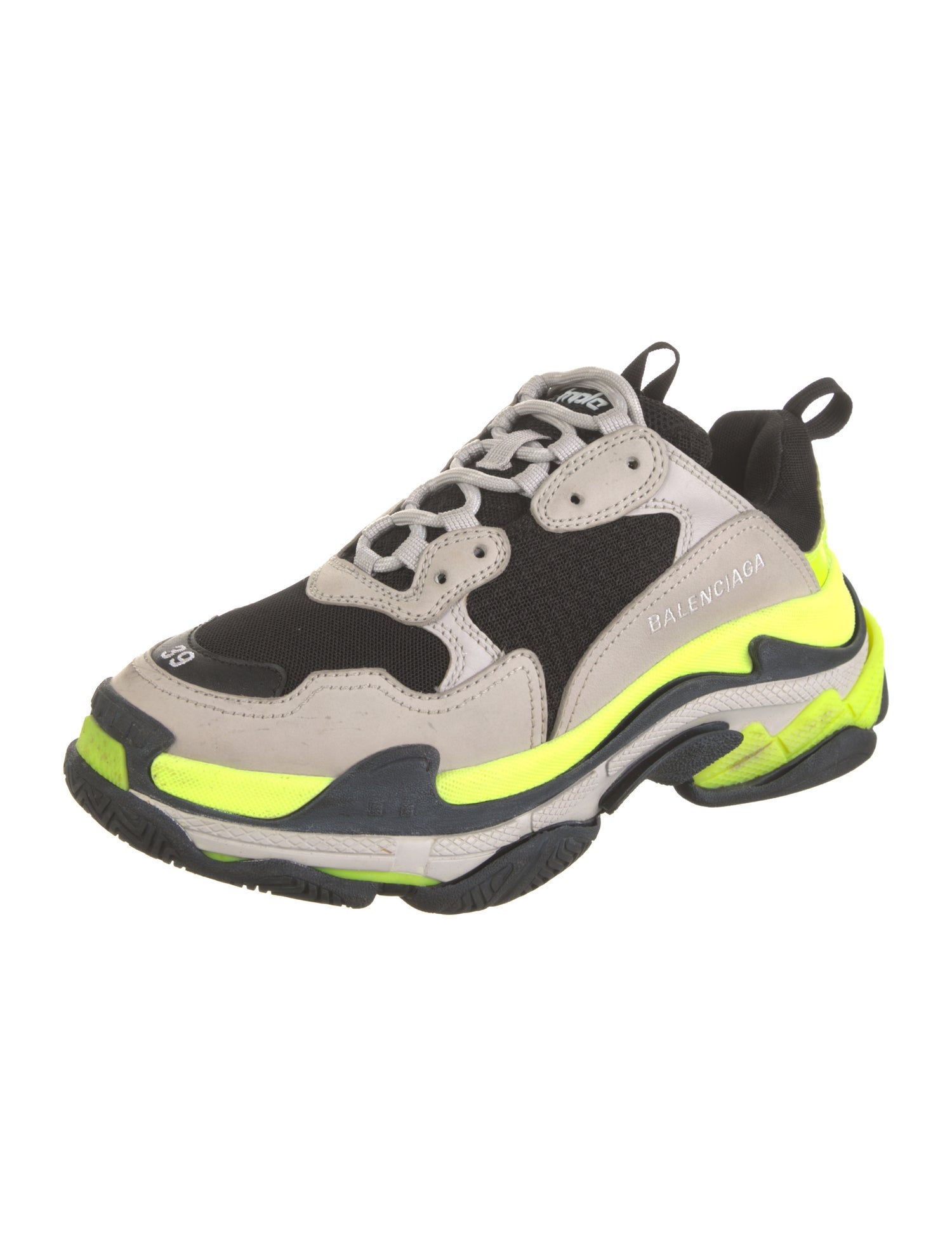 Balenciaga Leather Chunky Sneakers