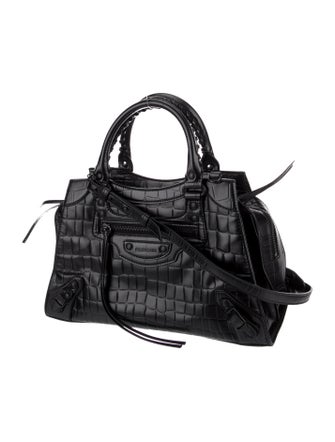 Balenciaga Embossed Leather Neo Classic Small