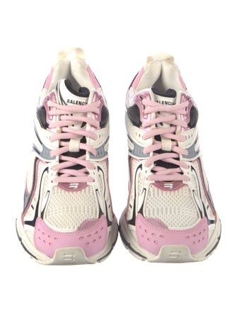 Balenciaga Mesh Colorblock Pattern Pumps