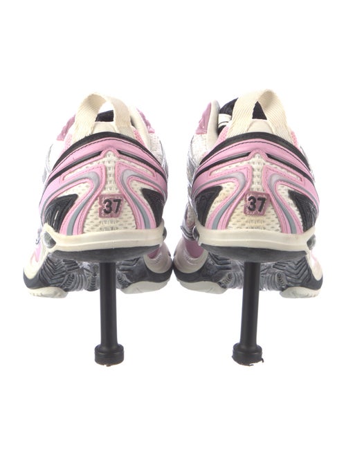 Balenciaga Mesh Colorblock Pattern Pumps