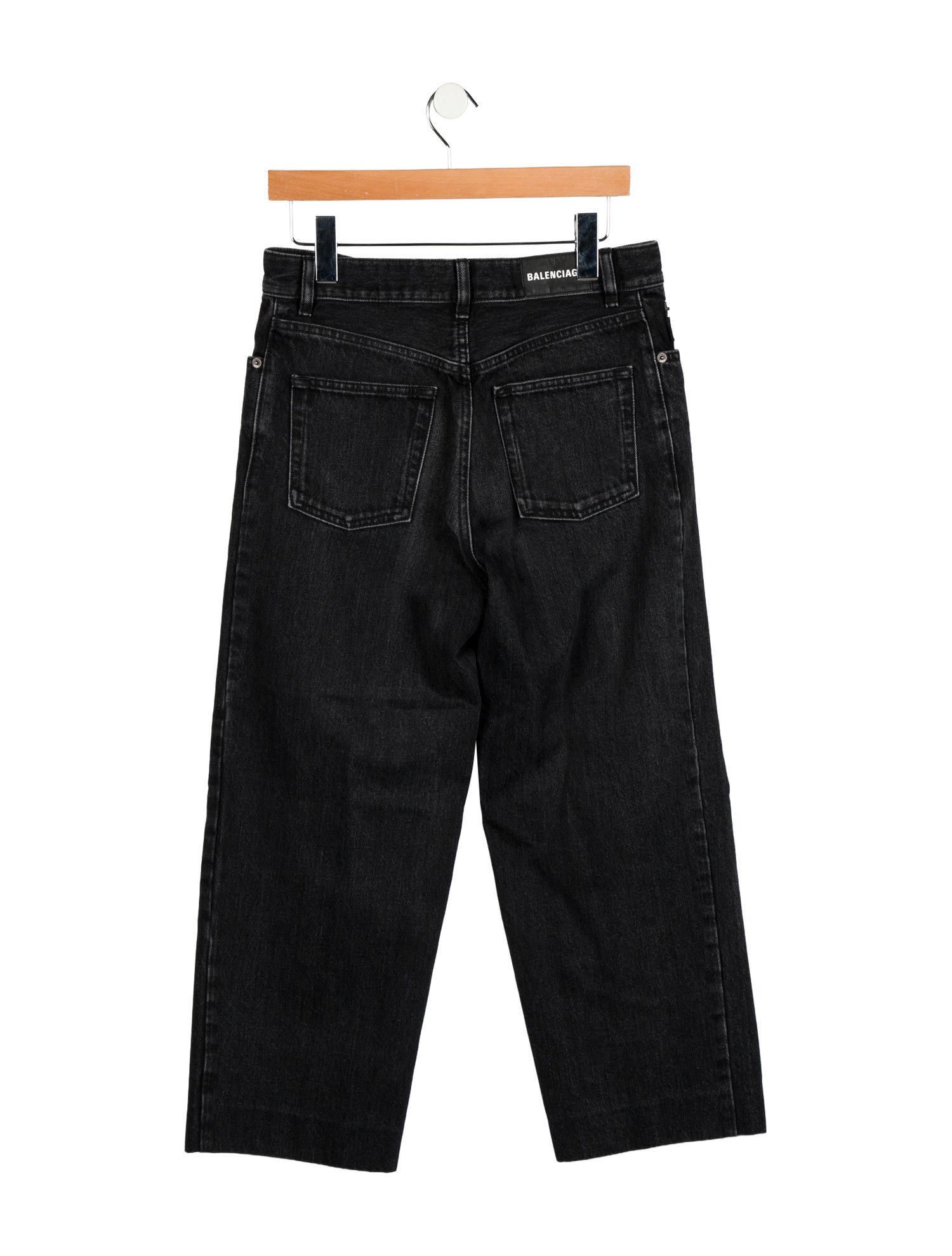 Balenciaga 2019 Wide Leg Jeans